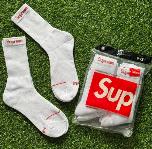 White supreme hanes - supreme, x